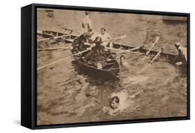 The University Boat Race, March 1912 (1935)-Unknown-Framed Stretched Canvas