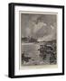 The University Boat Race, Passing Chiswick Church-Charles Edward Dixon-Framed Giclee Print