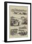 The University Boat Race, Practice at Putney-null-Framed Giclee Print