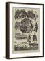 The University Boat Race, Sketches by the River-null-Framed Giclee Print