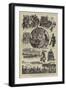 The University Boat Race, Sketches by the River-null-Framed Giclee Print