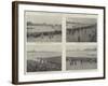The University Boat-Race, the Crews at Practice-null-Framed Giclee Print