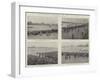 The University Boat-Race, the Crews at Practice-null-Framed Giclee Print