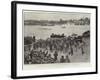 The University Boat Race, the Finish, as Seen from Ship, Mortlake-Henry Marriott Paget-Framed Giclee Print