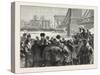 The University Boat Race the Struggle at Hammersmith Bridge. Cambridge Leading, London, 1876, Uk-null-Stretched Canvas