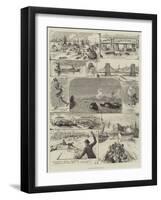 The University Boat-Race-Alfred Courbould-Framed Giclee Print