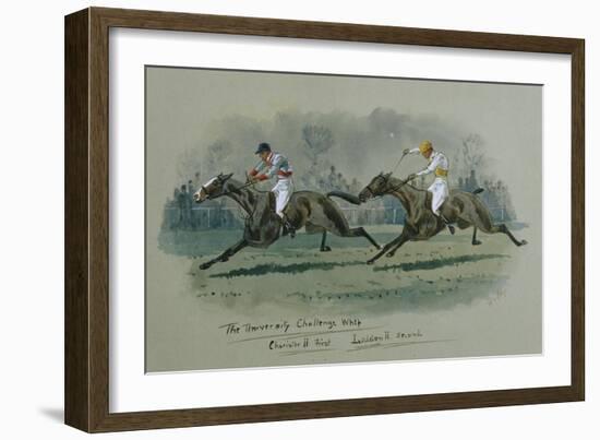 The University Challenge Whip, Feb 1909. W. G. Longe (Early 20th Century)-W.g. Longe-Framed Giclee Print