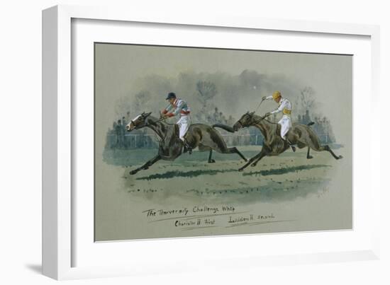 The University Challenge Whip, Feb 1909. W. G. Longe (Early 20th Century)-W.g. Longe-Framed Giclee Print