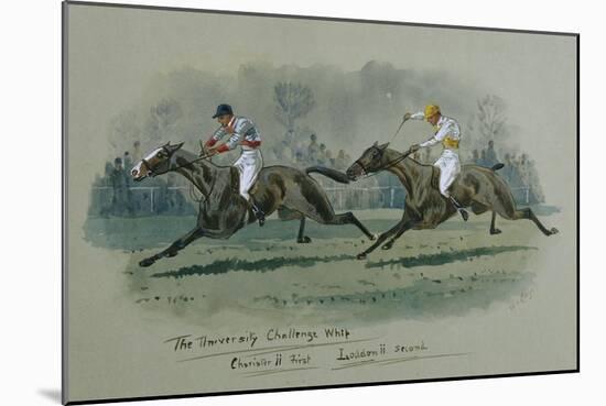 The University Challenge Whip, Feb 1909. W. G. Longe (Early 20th Century)-W.g. Longe-Mounted Giclee Print