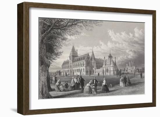 The University Museum: Oxford Almanack for 1860, 1860-John Le Keux-Framed Giclee Print