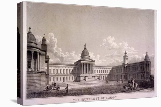 The University of London, Gower Street, St Pancras, London, C1835-Thomas Higham-Stretched Canvas