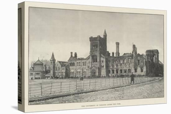 The University of Toronto after the Fire-null-Stretched Canvas