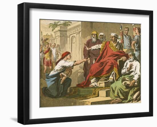 The Unjust Judge-English School-Framed Giclee Print