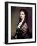 The Unknown Has the Mantilla Painting by Franz Xavier Winterhalter (1806-1873). 1869. Dim. 0.80 X 0-Franz Xaver Winterhalter-Framed Giclee Print