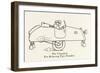 The 'Unowheel' Car-William Heath Robinson-Framed Art Print