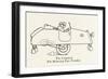 The 'Unowheel' Car-William Heath Robinson-Framed Art Print