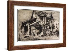 The Unsafe Tenement from Twelve Etchings from Nature, 1858-James Abbott McNeill Whistler-Framed Giclee Print