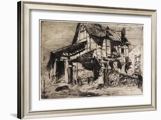 The Unsafe Tenement from Twelve Etchings from Nature, 1858-James Abbott McNeill Whistler-Framed Giclee Print