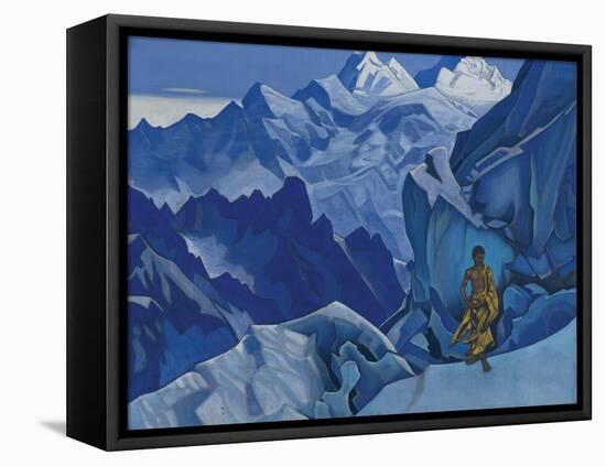 The Unspilled Chalice, 1927 (tempera on canvas)-Nicholas Roerich-Framed Stretched Canvas