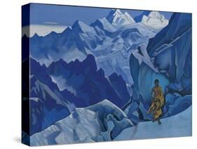 The Unspilled Chalice, 1927 (tempera on canvas)-Nicholas Roerich-Stretched Canvas