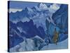 The Unspilled Chalice, 1927 (tempera on canvas)-Nicholas Roerich-Stretched Canvas