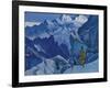 The Unspilled Chalice, 1927 (tempera on canvas)-Nicholas Roerich-Framed Giclee Print