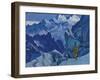 The Unspilled Chalice, 1927 (tempera on canvas)-Nicholas Roerich-Framed Giclee Print