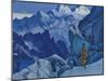 The Unspilled Chalice, 1927 (tempera on canvas)-Nicholas Roerich-Mounted Giclee Print