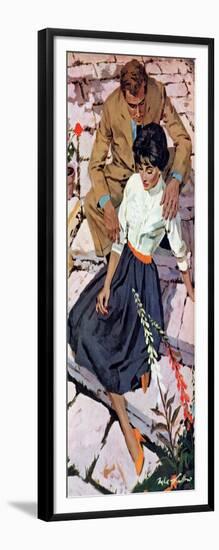 The Unthinkable  - Saturday Evening Post "Leading Ladies", July 30, 1960 pg.31-Mike Ludlow-Framed Giclee Print