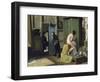 The Untimely Visit, Ca. 1868-Eduardo Zamacois y Zabala-Framed Giclee Print