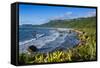 The Untouched West Coast of South Island Between Greymouth and Westport, West Coast, South Island-Michael Runkel-Framed Stretched Canvas