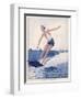 The Unusual Sport of Aquaplaning, a Variation on Water Skiing-Henry Fournier-Framed Photographic Print