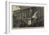 The Unveiling by Sir Richard Cross of the New Statue of Lord Beaconsfield-null-Framed Giclee Print