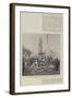 The Unveiling of the Iltis Monument at Shanghai, after the Ceremony-null-Framed Giclee Print