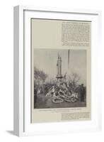 The Unveiling of the Iltis Monument at Shanghai, after the Ceremony-null-Framed Giclee Print