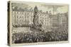 The Unveiling of the O'Connell Statue at Dublin-null-Stretched Canvas