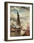 The Unveiling of the Statue of Liberty, Enlightening the World, 1886-Edward Moran-Framed Giclee Print