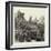 The Unveiling of the Waterloo Monument in the Evere Cemetery, Brussels, by the Duke of Cambridge-null-Framed Giclee Print