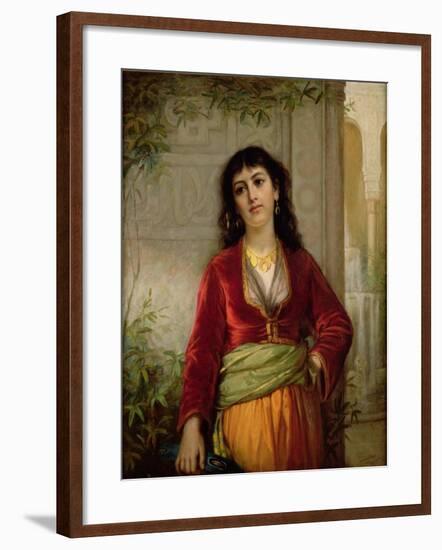 The Unwelcome Companion (A Street Scene in Cairo), C.1872-73-John William Waterhouse-Framed Giclee Print