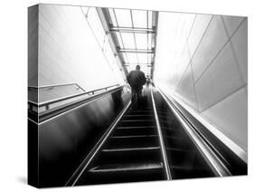 The Up Escalator-Sharon Wish-Stretched Canvas