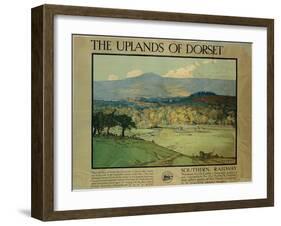 The Uplands of Dorsetm C.1924-Donald Maxwell-Framed Giclee Print