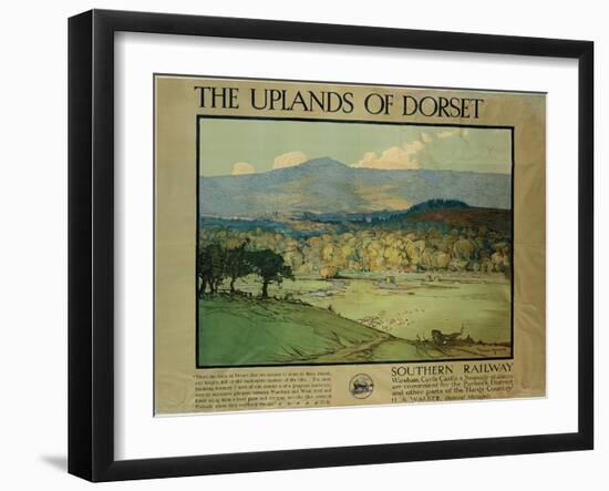 The Uplands of Dorsetm C.1924-Donald Maxwell-Framed Giclee Print