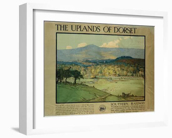 The Uplands of Dorsetm C.1924-Donald Maxwell-Framed Giclee Print