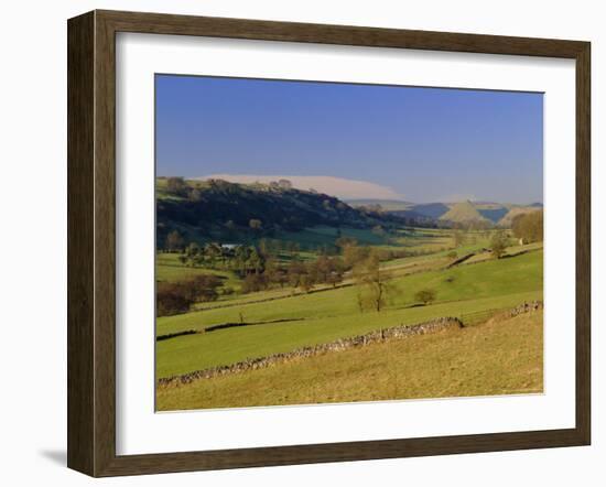 The Upper Dove Valley, Pilsbury, Hartington, Peak District National Park, Derbyshire, England, UK-Pearl Bucknell-Framed Photographic Print