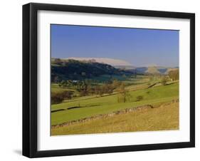 The Upper Dove Valley, Pilsbury, Hartington, Peak District National Park, Derbyshire, England, UK-Pearl Bucknell-Framed Photographic Print