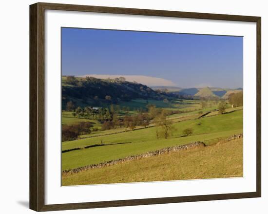 The Upper Dove Valley, Pilsbury, Hartington, Peak District National Park, Derbyshire, England, UK-Pearl Bucknell-Framed Photographic Print