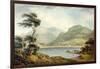 The Upper End of Coniston Lake, Lancashire, 1801-John Warwick Smith-Framed Giclee Print