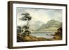 The Upper End of Coniston Lake, Lancashire, 1801-John Warwick Smith-Framed Giclee Print