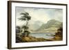 The Upper End of Coniston Lake, Lancashire, 1801-John Warwick Smith-Framed Giclee Print