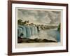 The Upper Falls of the Genesee at Rochester, New York, Engraved by J. Bufford (1810-70)-James Harvey Young-Framed Giclee Print